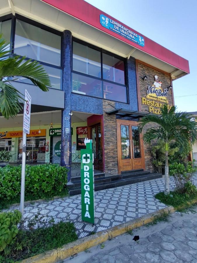 Apartamento Ubatuba - Praia grande - 250m da Praia Bagian luar foto